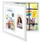 Americanflat 8.5x11 Kids Art Frame with 4x6 Photo Frame - Two Openings - Displays 8.5x11 Artwork and 4x6 Photo Side by Side - Kids Art Frame - Polished Plexiglass - Hanging Hardware